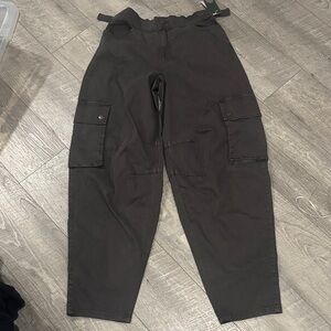 Womens dark gray Cargo Pants